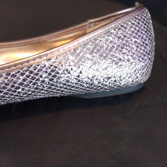 Steve Madden Pewter Bow Sequins Flat - Picture 4 of 8